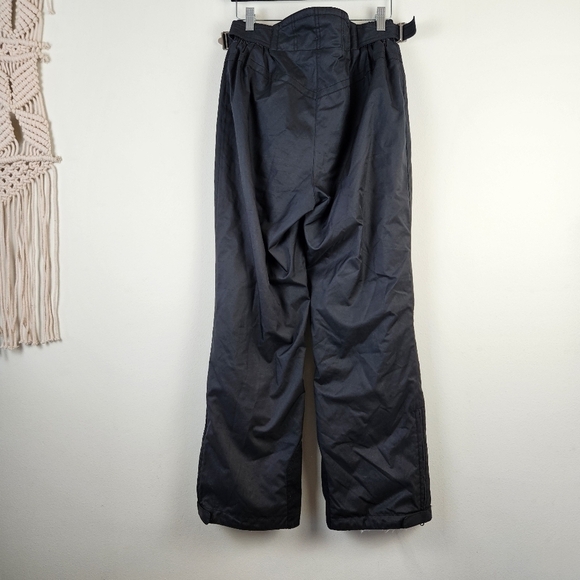 Marker Insulated Ski Snow Pants Women Size 8 Black Waterproof Zip Pockets - Picture 4 of 5